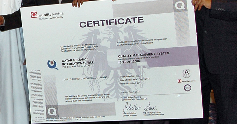 ISO-Award Ceremony - Rog-Qatar
